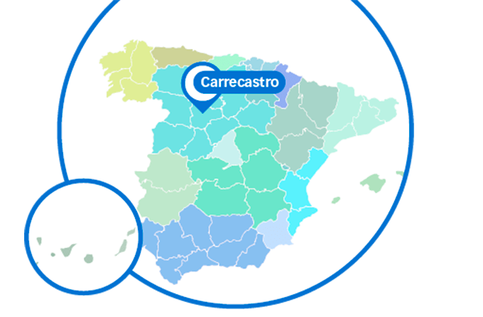 Mapa Carrecastro