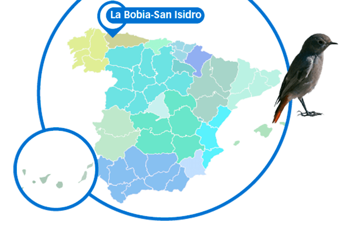 mapa la bobia