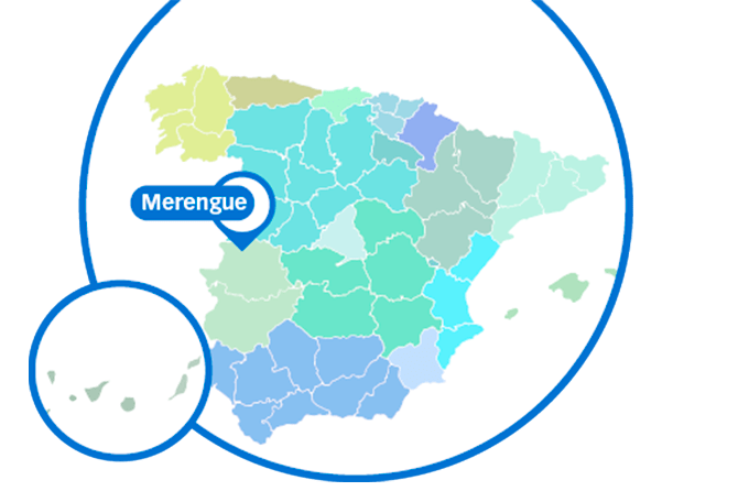 Mapa Merengue