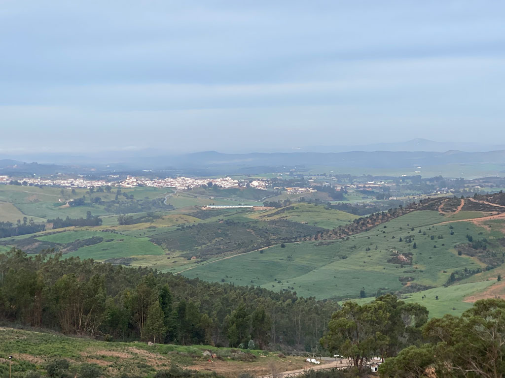 puebla de Guzman vista aérea